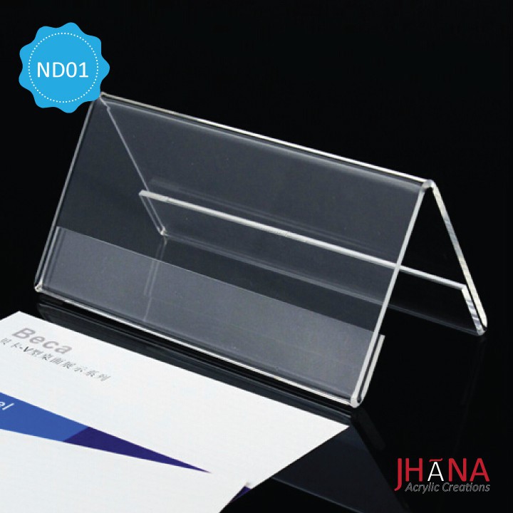 

NAME DESK AKRILIK ND10M - Akrilik Kartu Nama - Acrylic Sign