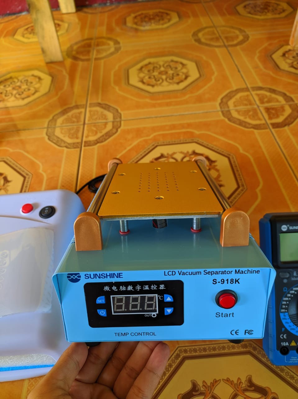 Separating Wire Handle - Gagang Kawat Pemisah Touchscreen Lcd