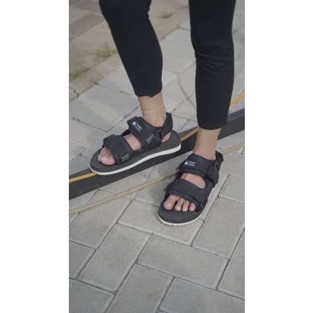 Qeel Sandal Hijack hitam (unisex)
