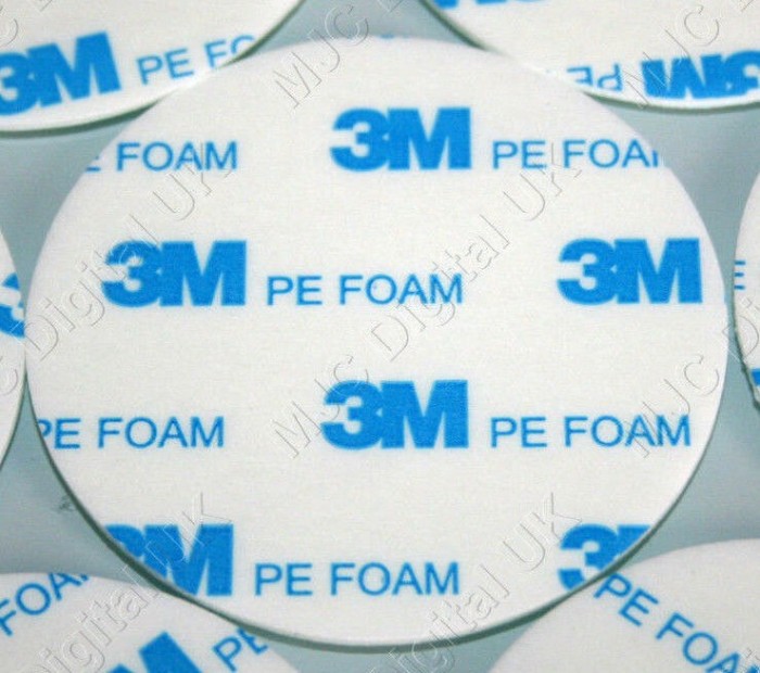 Double Tape Busa 3M Besar Foam Doubletape Bulat Putih Super Quality