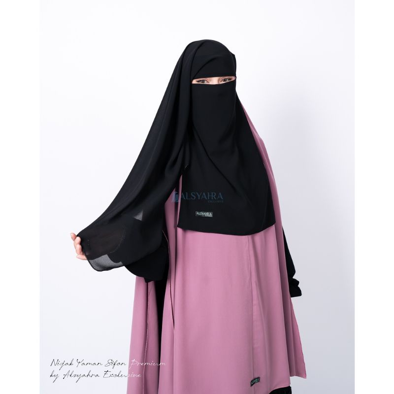 Niqab Yaman Sifon Premium Alsyahra Exclusive