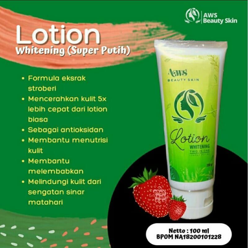 LOTION WHITENING BPOM AWS