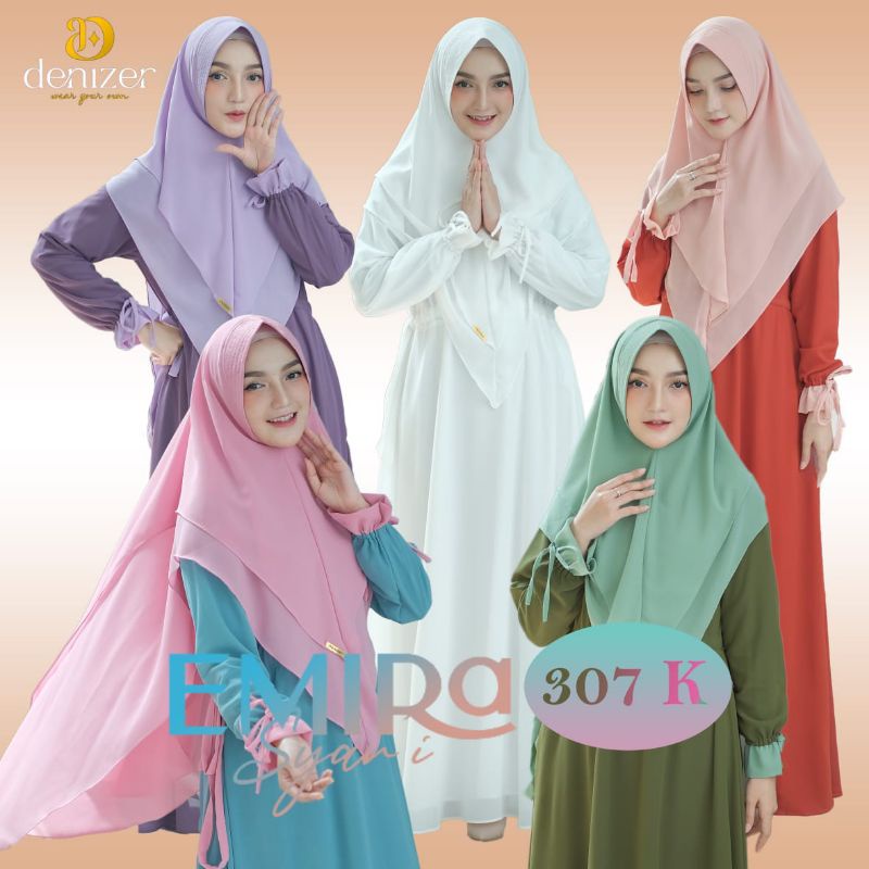 Gamis syar'i EMIRA SYARI BY DENIZER READY