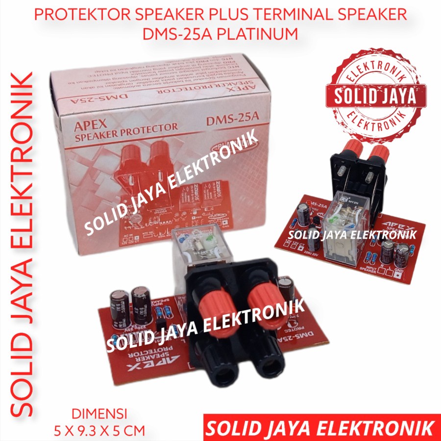 KIT SPEAKER PROTECTOR PROTEKTOR SPEAKER STEREO APEX PLUS TERMINAL SPEAKER DMS25A DMS 25 A DMS-25A PLATINUM ASLI ORI ORIGINAL