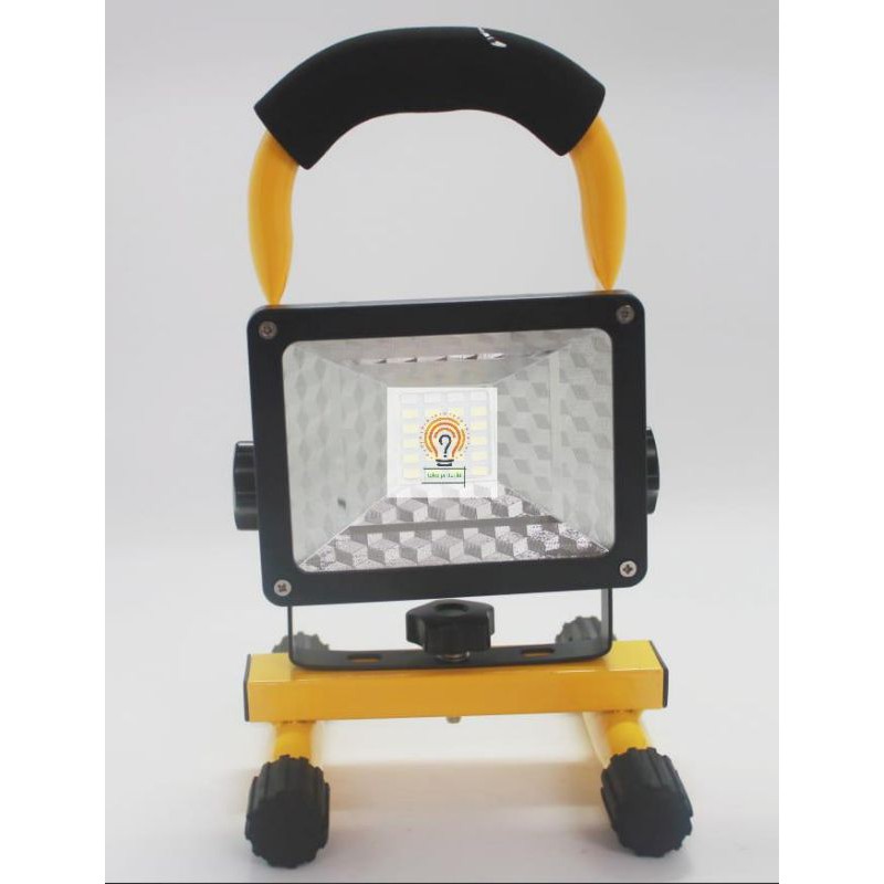 Lampu Flood Light Emergency Portable Recharge/ Kap Sorot Darurat RGB 30 Watt