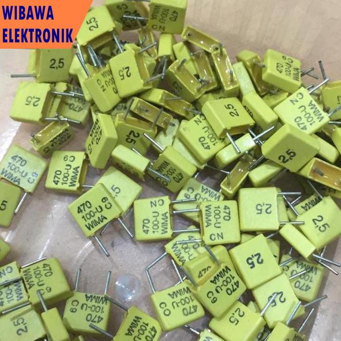 WIMA 470PF 100V capacitor wima 470pf wbwele88 Juara