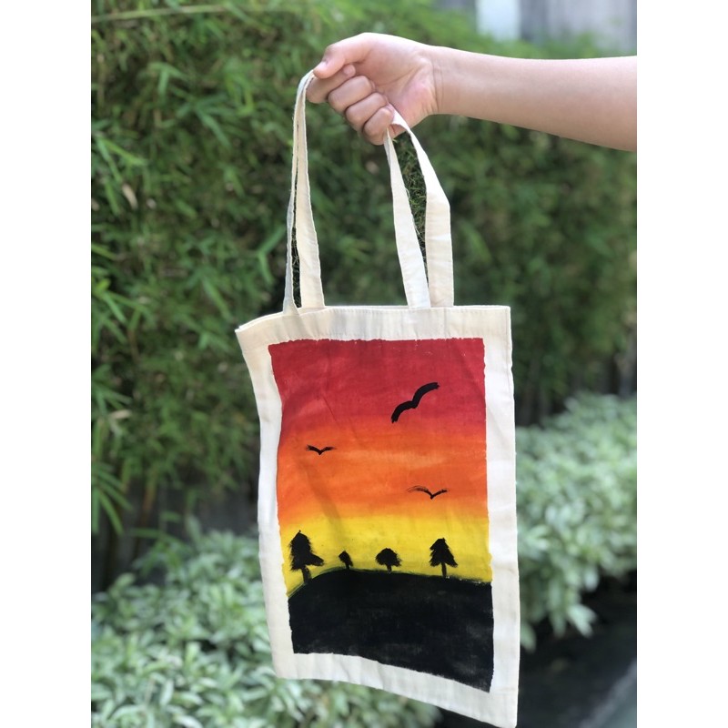 

totebag lukis handmade