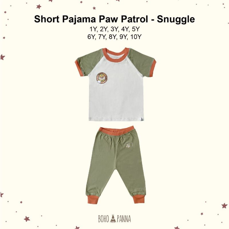 Bohopanna - Short Pajama Paw Patrol (size 6y-10y)