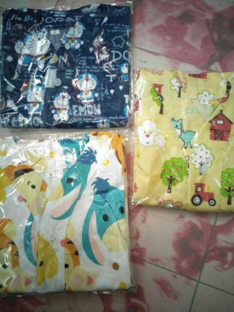 Piyama Doraemon Pintu Ajaib Biru Muda