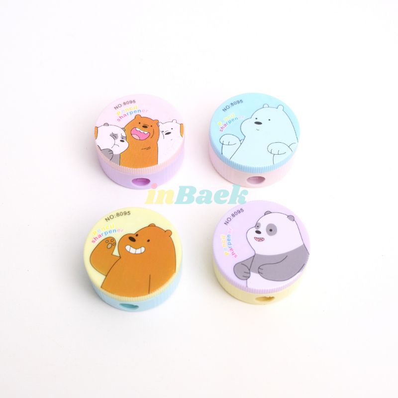 

Rautan WBB Tabung-We Bare Bear Serutan Seliver Pengserut Pensil