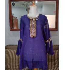 PL Blouse Ungu Kain Sari India
