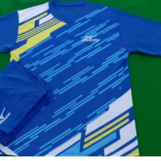 ✷ ( ) Stelan Jersey Kaos Futsall//Baju Volly Mizuno Printing Pria & Wanita Dewasa Size L ♠