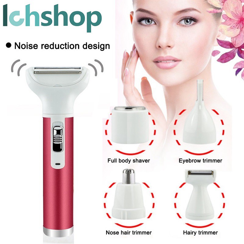 electric rechargeable body shaver for women