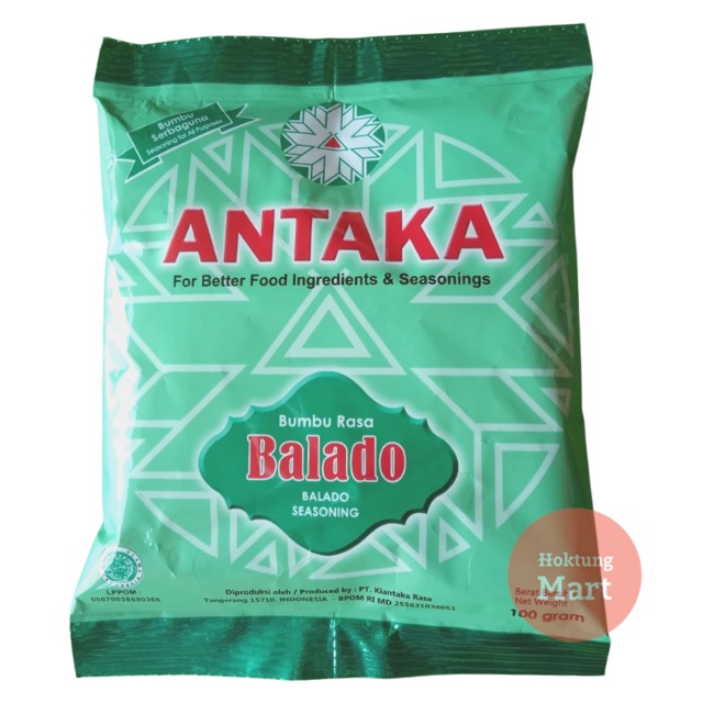 

Antaka Bubuk Bumbu Tabur Balado 100gr