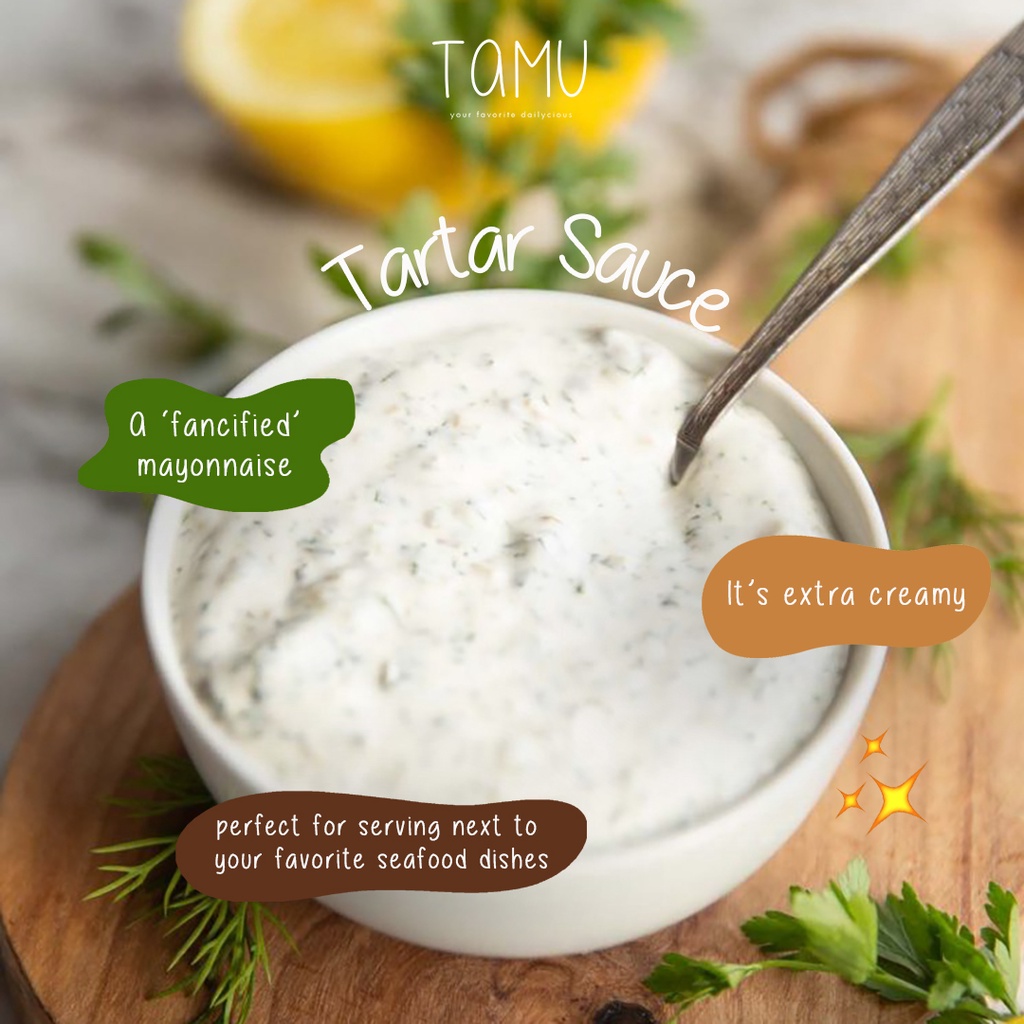 

SAUS TARTAR | TARTAR SAUCE | SAUS TARTAR HALAL