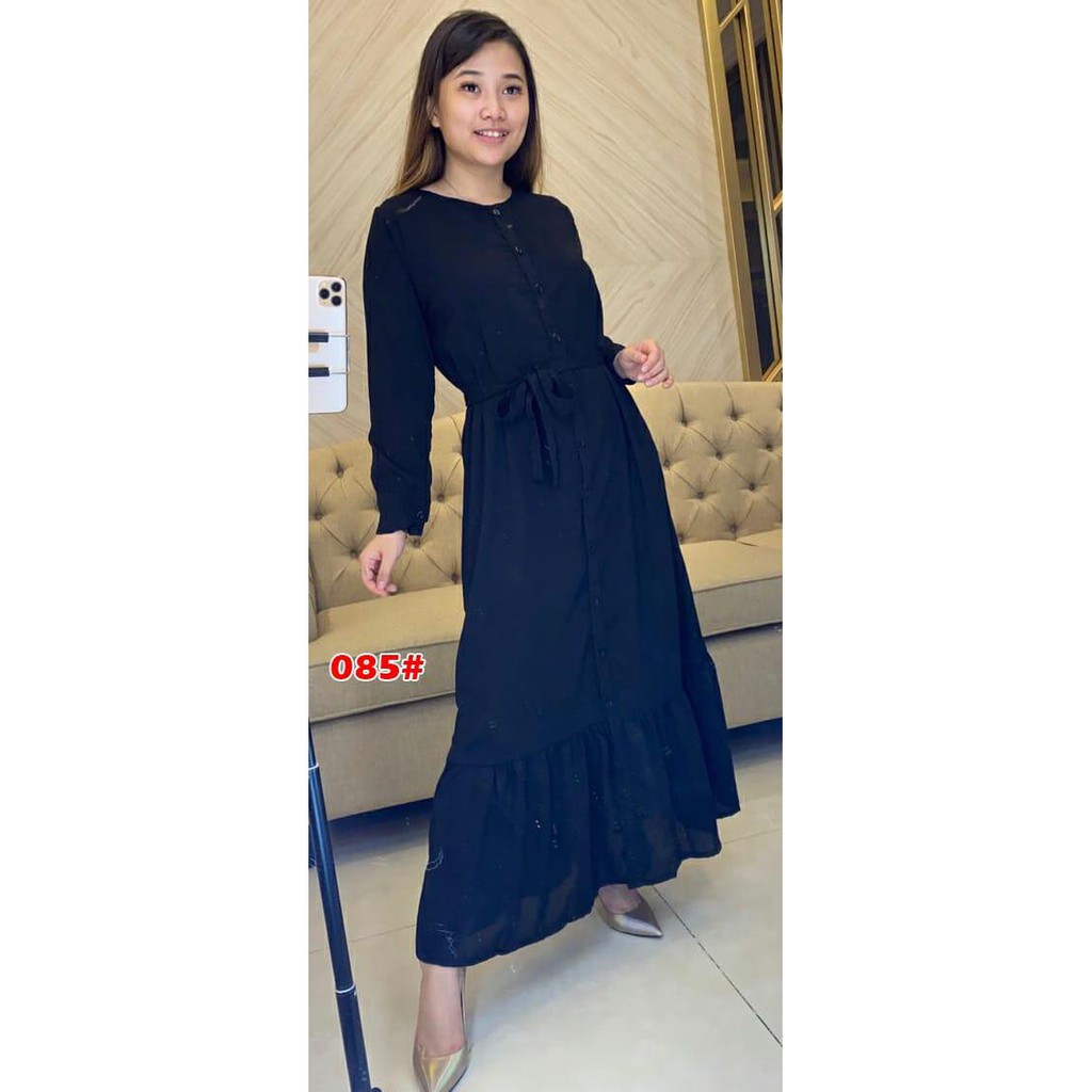 085# Maxi moscrape/ fashion moscrape/ fashion wanita/ style maxi moscrape/Fahion Maxi Wanita