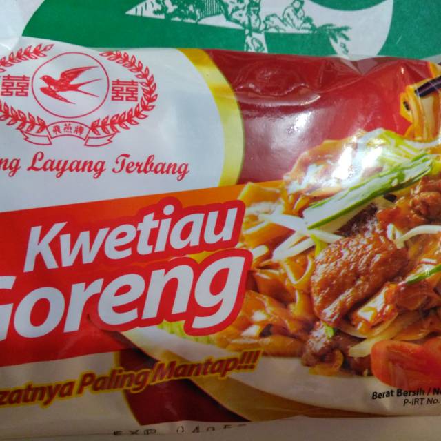 

Kwetiau goreng instan walet cap burung layang 80g