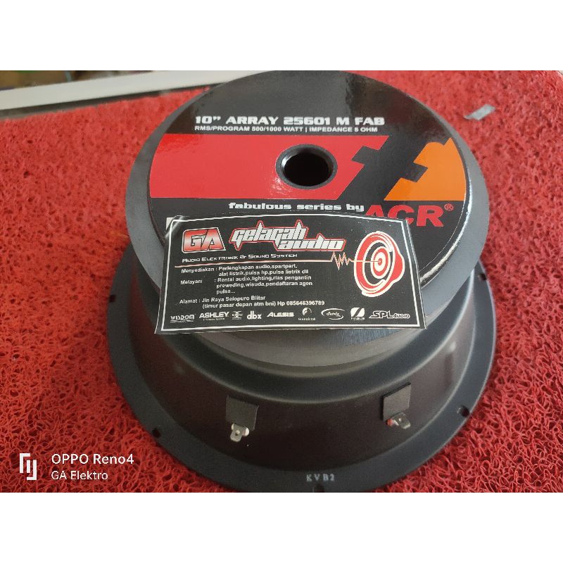 Speaker ACR 10inch ARRAY 25601 M Faboulus