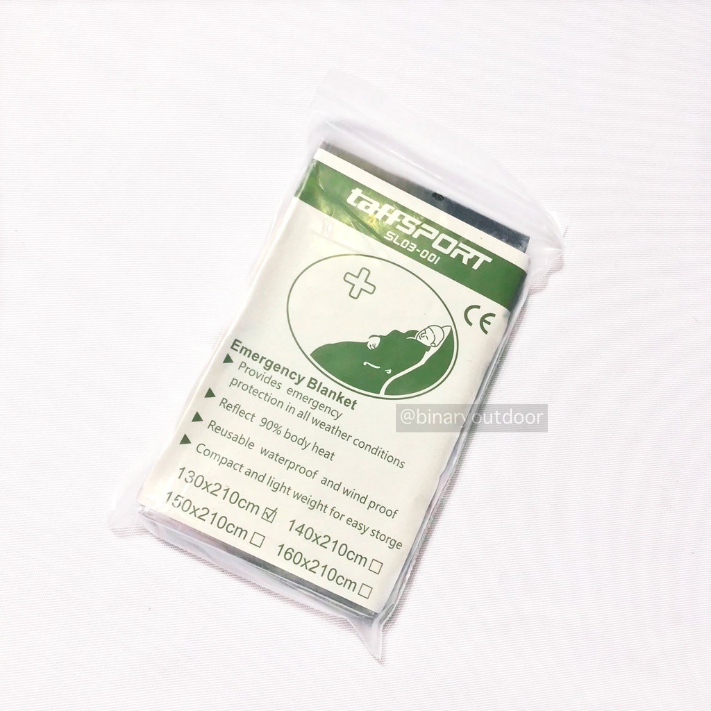 Emergency Blanket Selimut Darurat Thermal Blanket Rescue Blanket