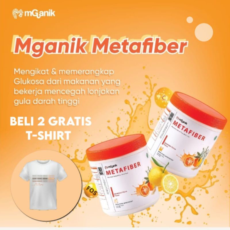 Mganik Metafiber - Suplemen Serat untuk Cegah Gula Darah