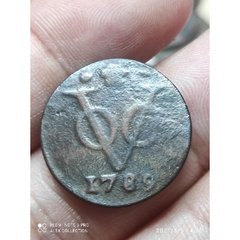 koin voc holland 1 duit 1789
