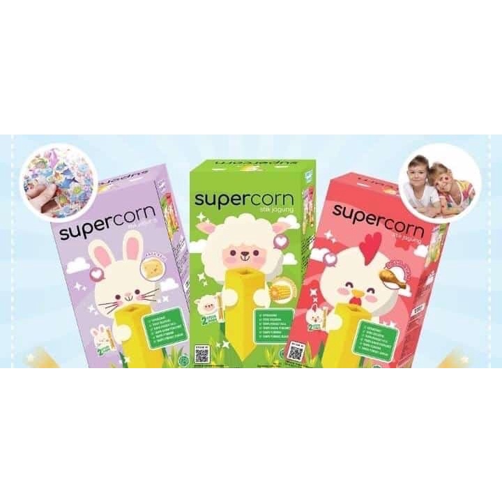 

Supercorn stick jagung snack sehat non MSG super enak organik MPASI