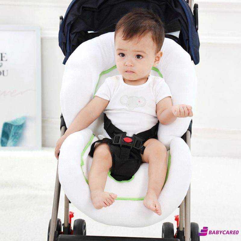 baby sleeping in car seat stroller