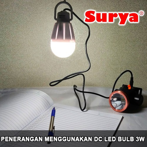 Headlamp / Senter Kepala Surya 7 Watt SYH L075L dengan bonus led bulb