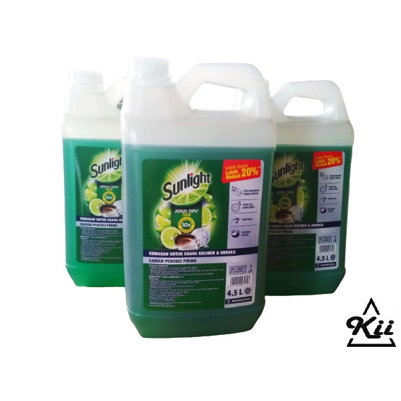 Sunlight Sabun Cuci Piring Lime Professional 4,5L