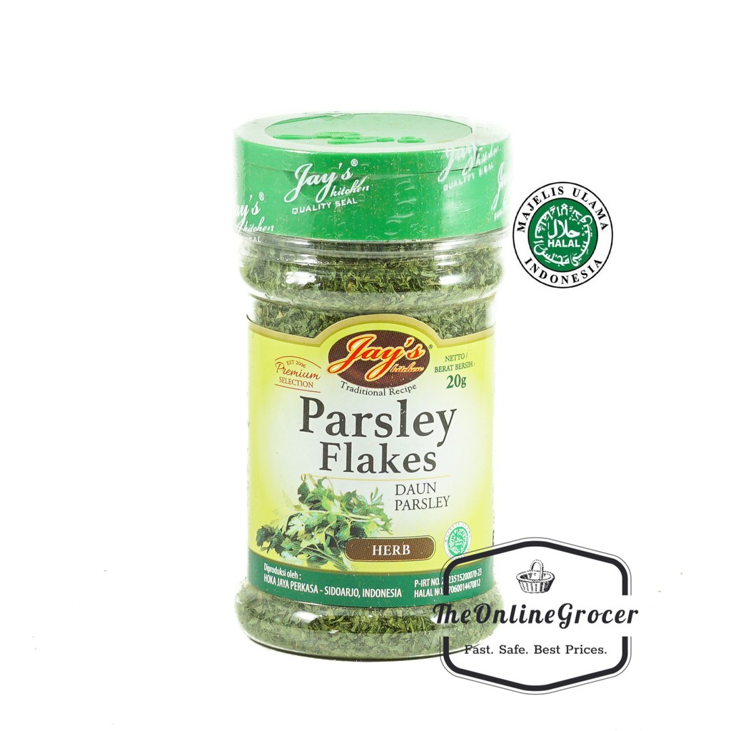 Jay’s Parsley Flakes - Daun Parsley - Daun Peterseli 20gr