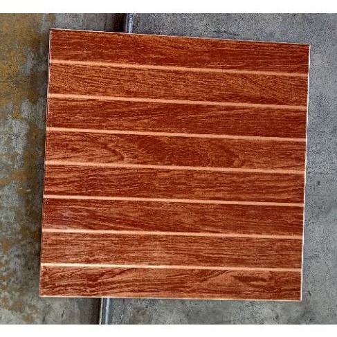 KERAMIK LANTAI MOTIF KAYU BROWN 40X40 KW1 = BACA DESKRIPSI