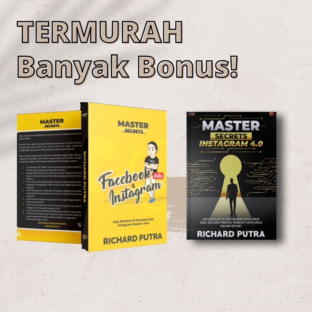 Termurah Master Secret FB dan IG Ads