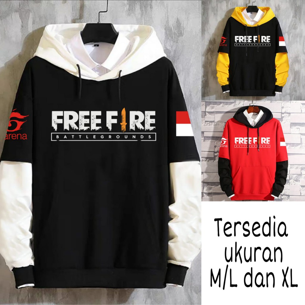 Hoodie FREE FIRE / sweater keren / model baru / hoodie pria