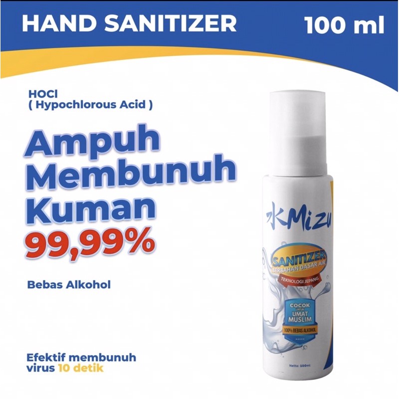 Kmizu sanitizer 100ml