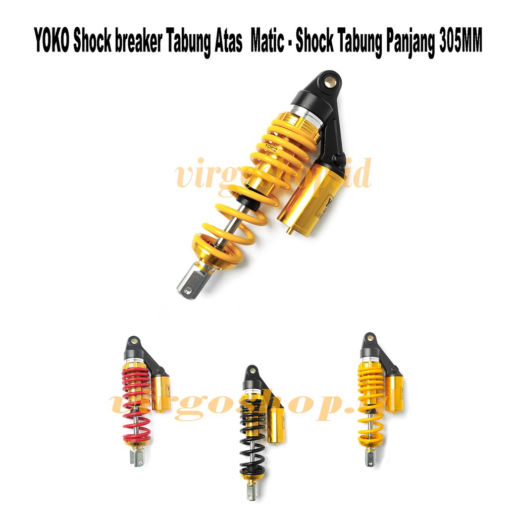 YOKO Shock breaker Tabung Atas Motor Matic - Shock Tabung Panjang 305MM