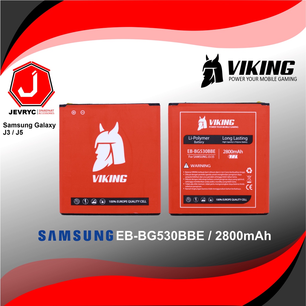VIKING Baterai Samsung Galaxy J3 2015 - J3 2016 - J5 2015 - J2 Prime - Grand Prime G530