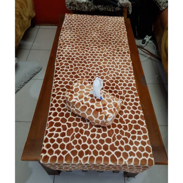 SET TAPLAK + TISU MOTIF ZEBRA
