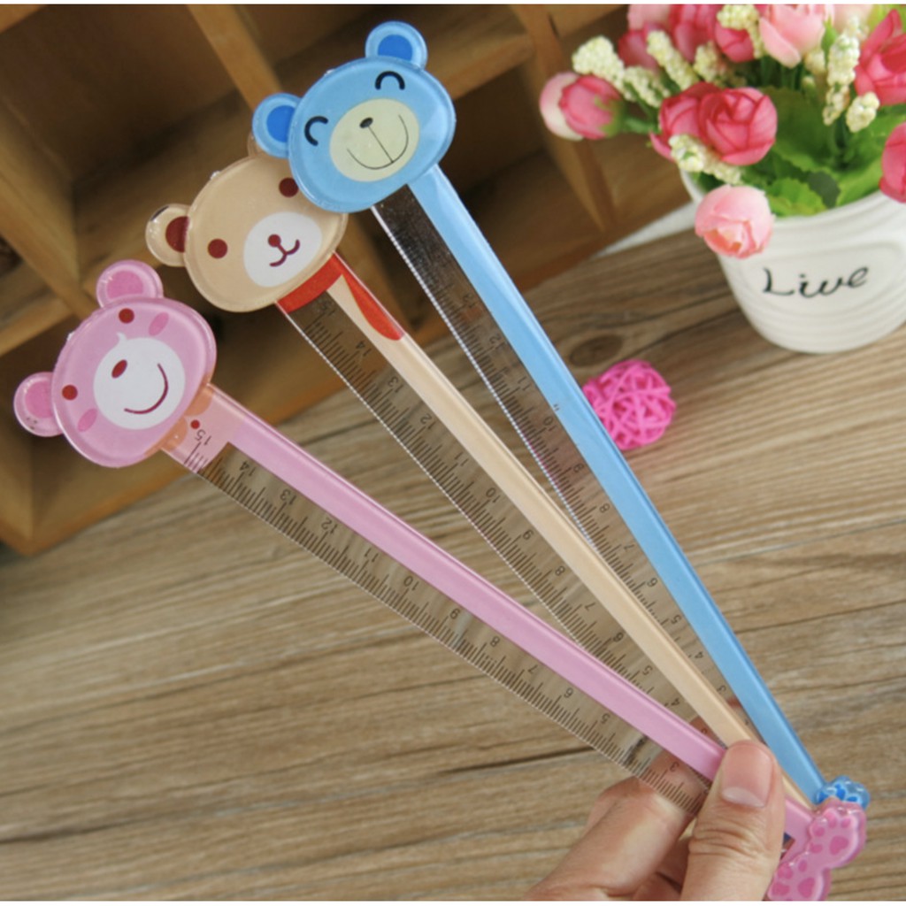 

Penggaris Plastik Beruang 15cm