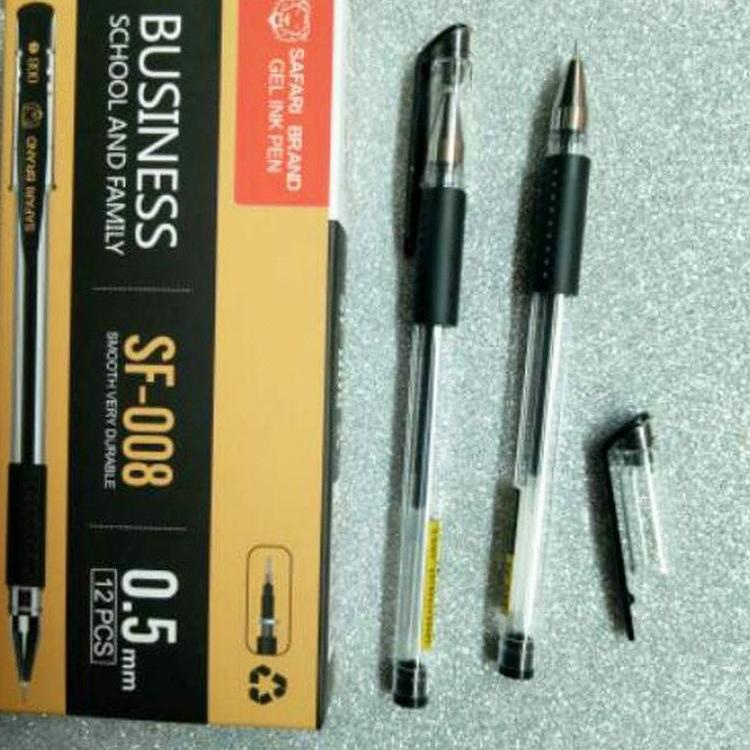 

HOT ITEM 9821 SAFARI PULPEN GEL PEN BOLPOIN SF-008 (1PCS) PENA BALLPOINT 0.5MM ㊤
