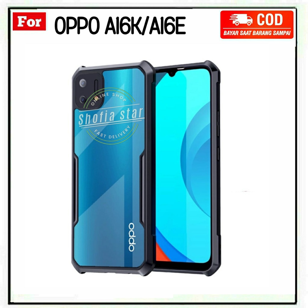 CASE OPPO A16K 16E SOFTCASE SHOCKPROOF TRANSPARAN CAMERA PROTECT CASING