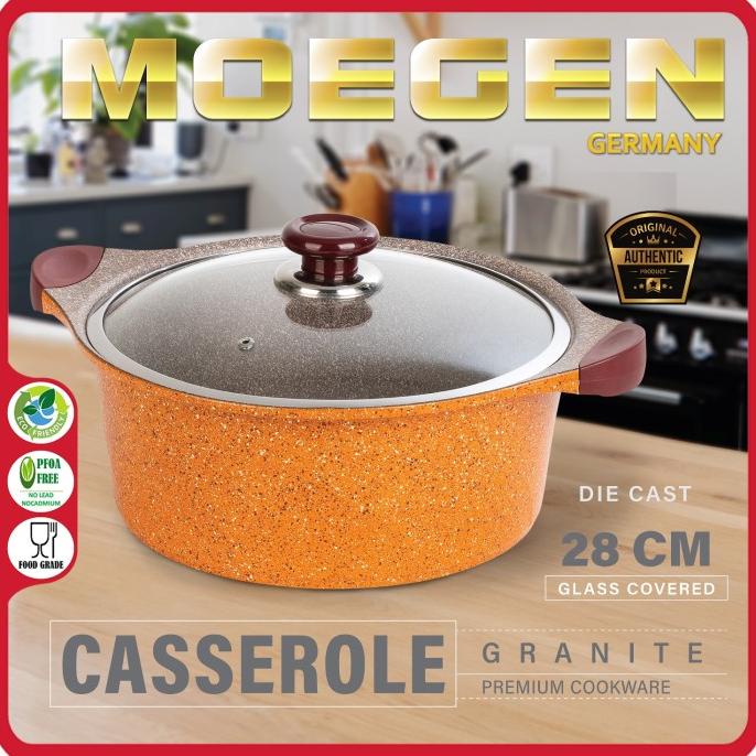 Moegen Germany Casserole / Stock Pot 28 cm Granite Series