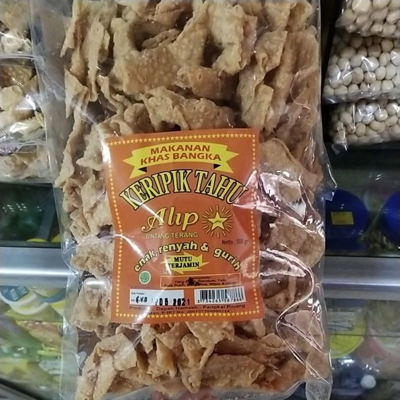 

Keripik Tahu / Mafa Bangka cap Alip 500g