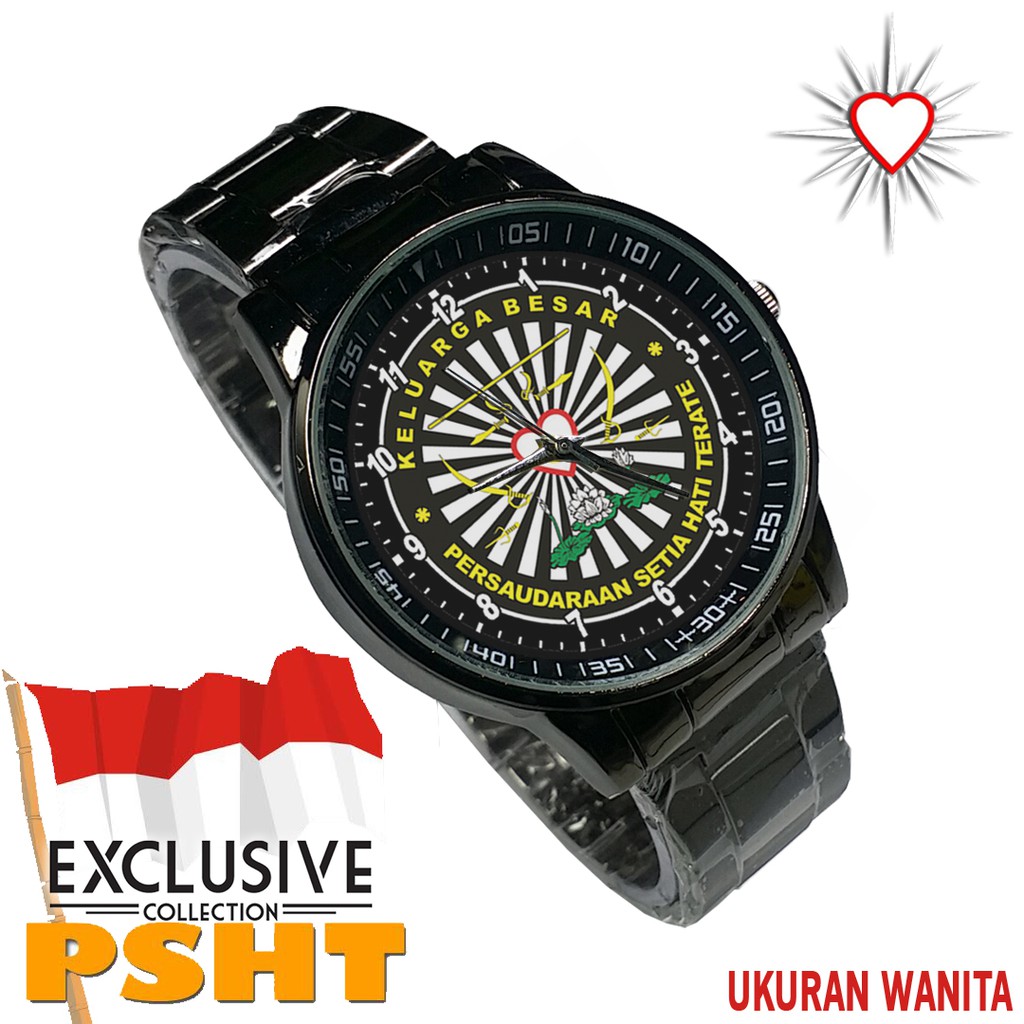 JamTangan PSHT - Persaudaraan Setia Hati Terate (Sepasang/Ukuran Pria/Wanita) Motif 4