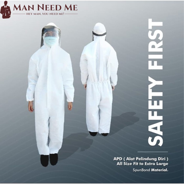 JAS APD CORONA / JAS MEDIS HAZMAT SUIT APD Bahan Spund Bond