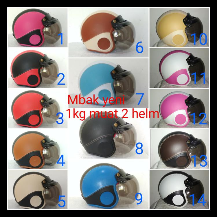Helm Anak Kaca Bogo Polos