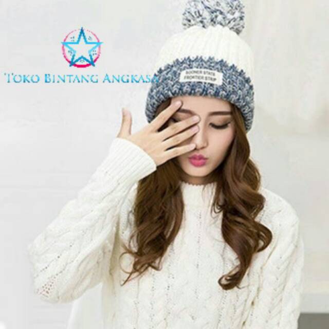 Topi kupluk wool / Topi wool skullies