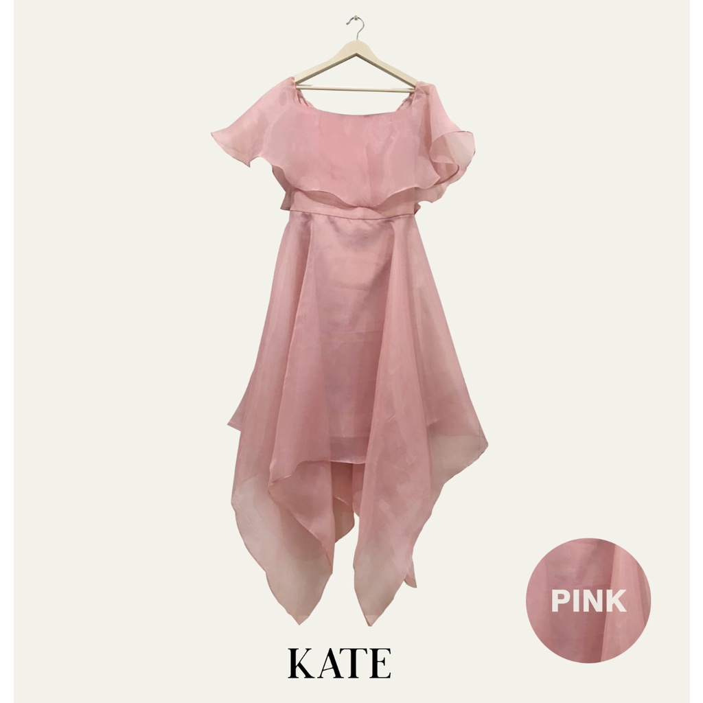 Kate Dress - Organza Dress Baju Pesta Kondangan Bridesmaid