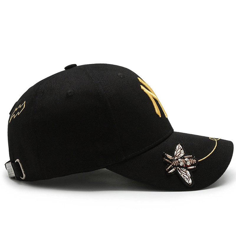 NEXTSTOP-046 Topi Baseball Simple Motif Bordir Tulisan Untuk Pria/wanita