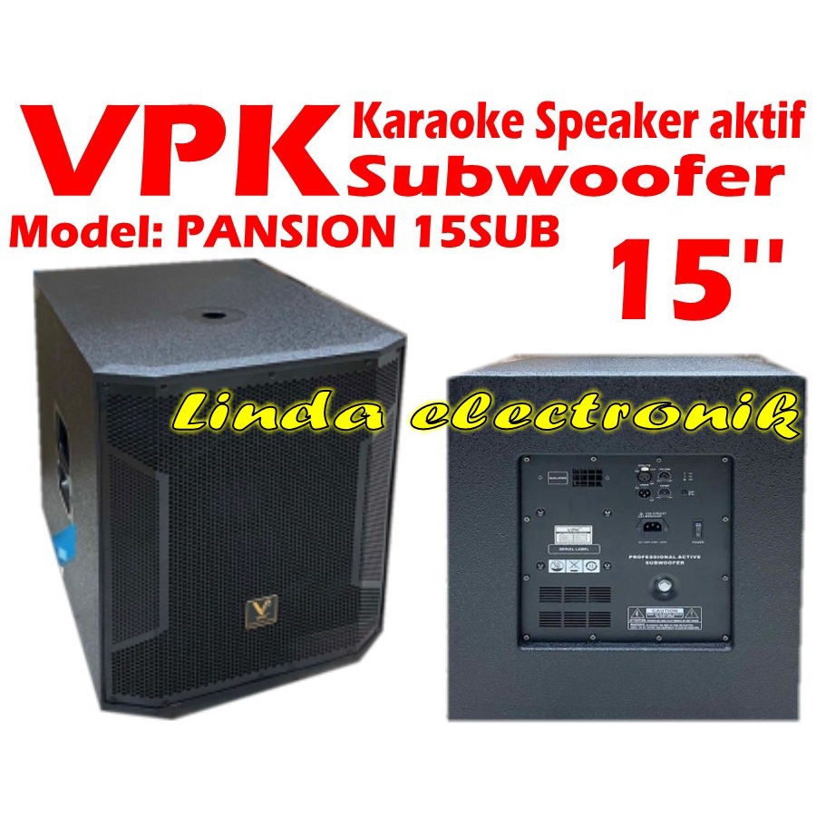 subwoofer vpk pansion 15sub vpk pansion 15 sub 15 inch original