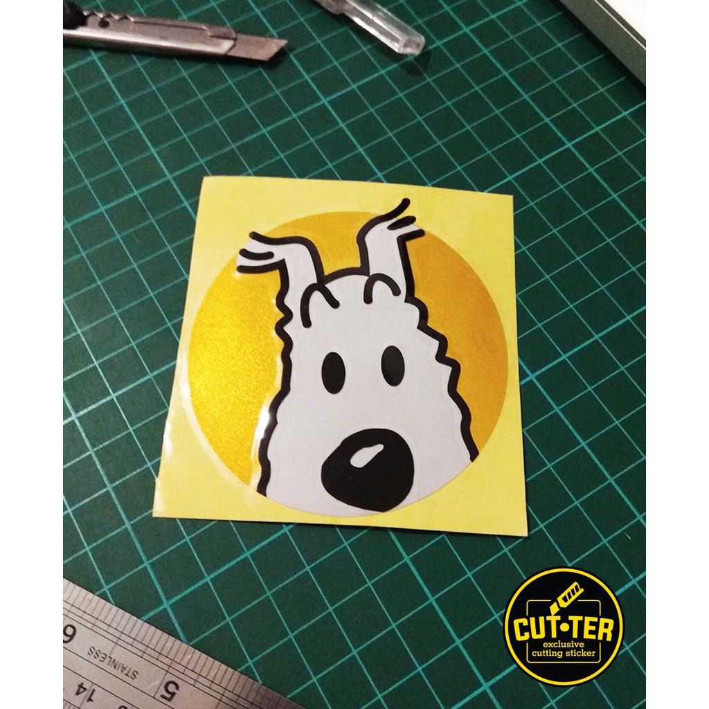 

cutting sticker SNOWY peek
